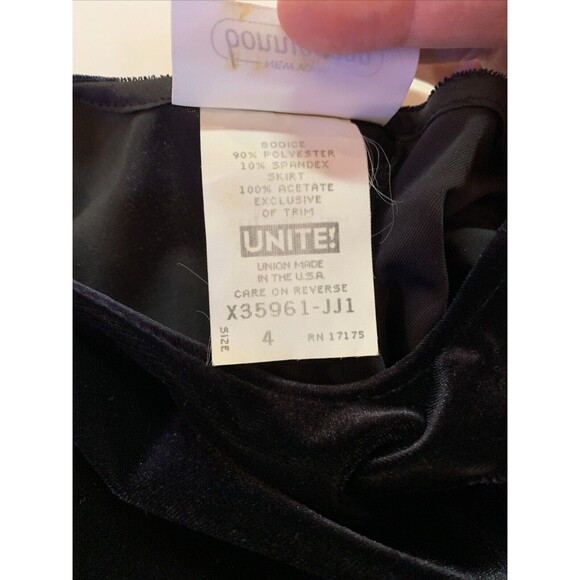 Vintage Bonnie Jean Velvet Taffeta Fairy Victorian Holiday Party Dress Girl's 4 - Picture 8 of 11